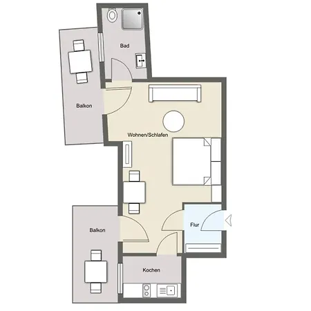 公寓 Appartementhaus Bracht - Duenendiva *